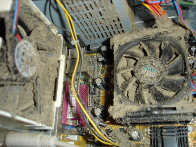 Ремонт компьютера - чистка компьютера